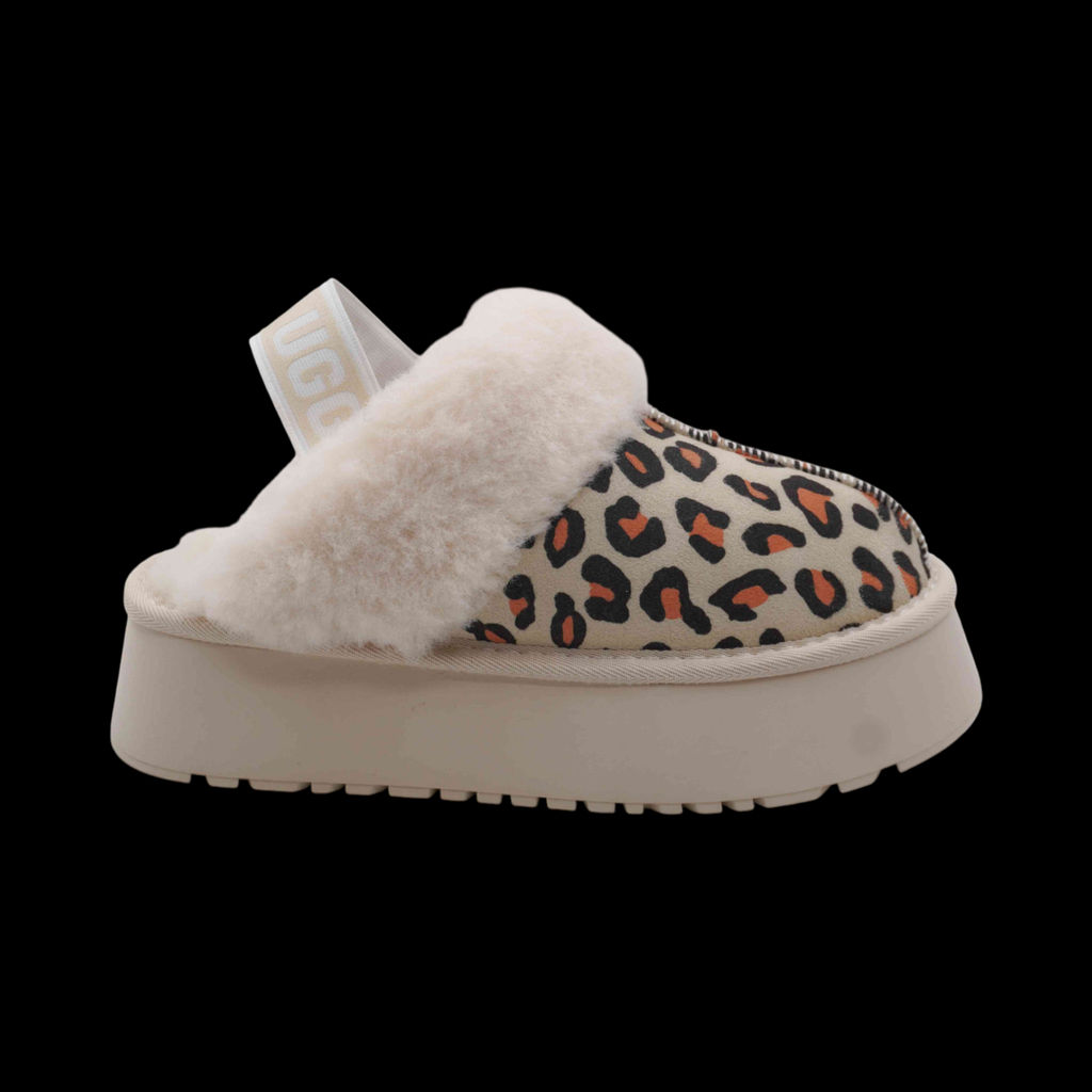 Тапочки на меху V136 бежевые