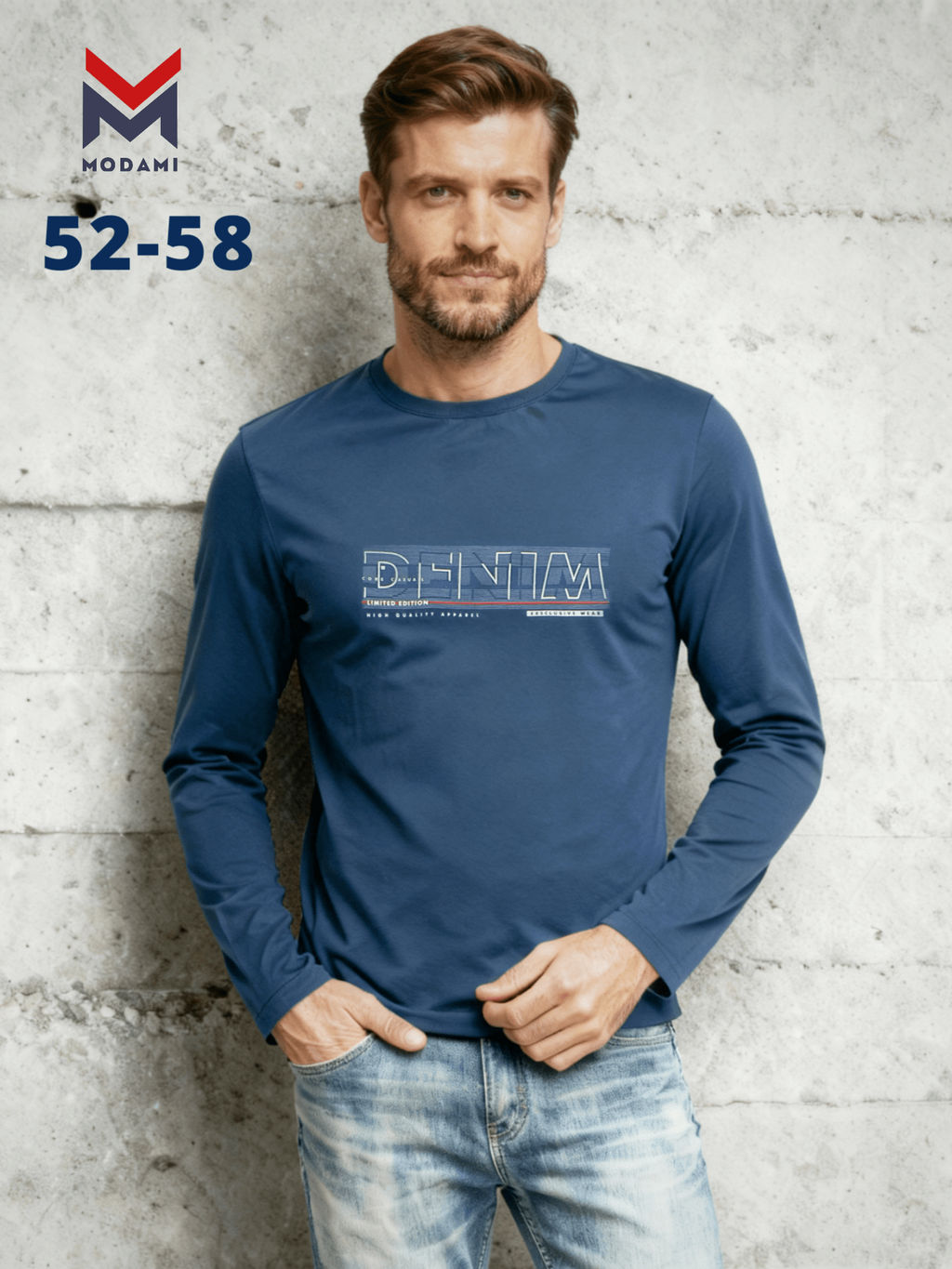 лонгслив мужской 3581-06 Новинка