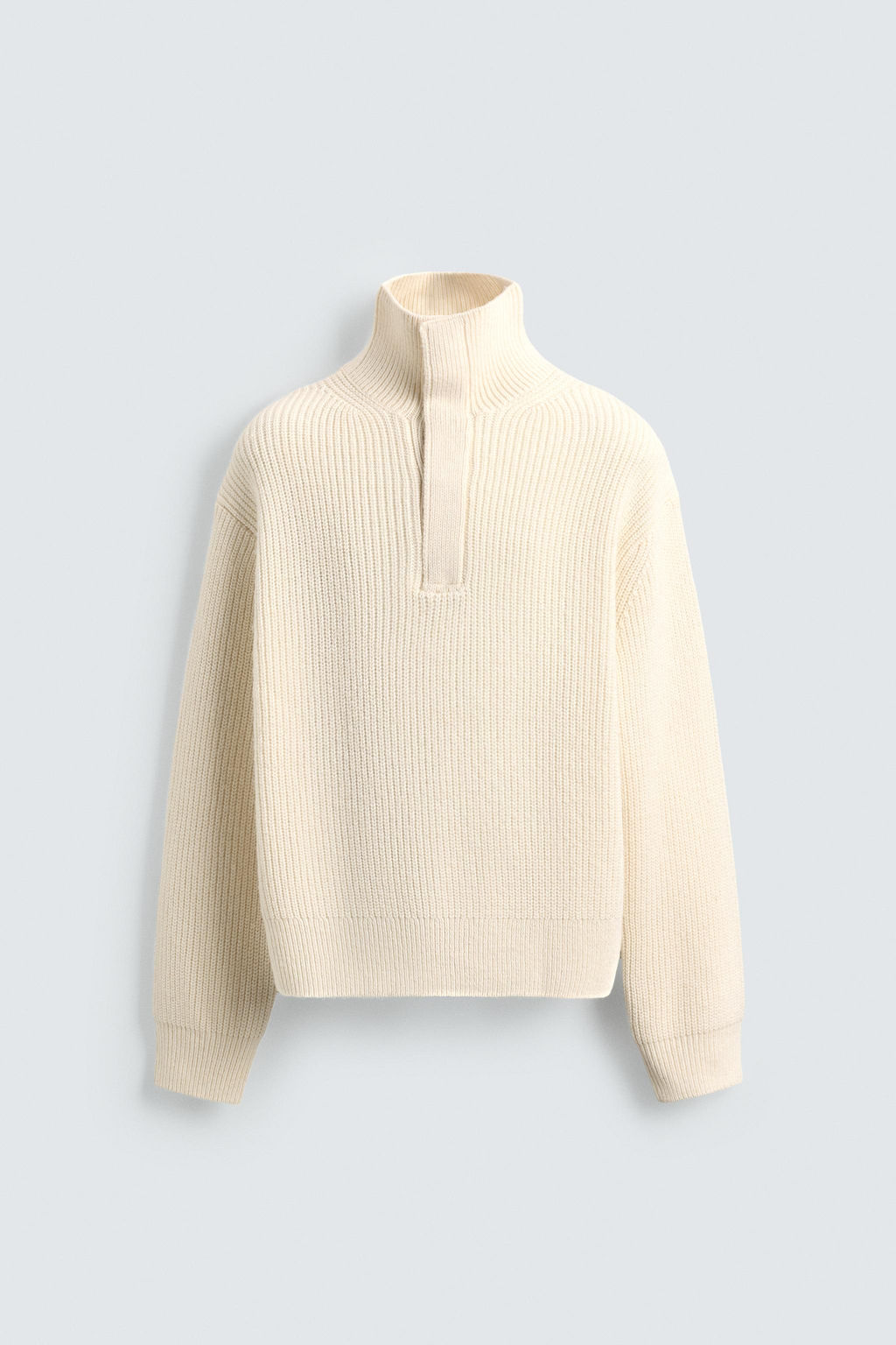 STRUCTURED HIGH NECK JUMPER