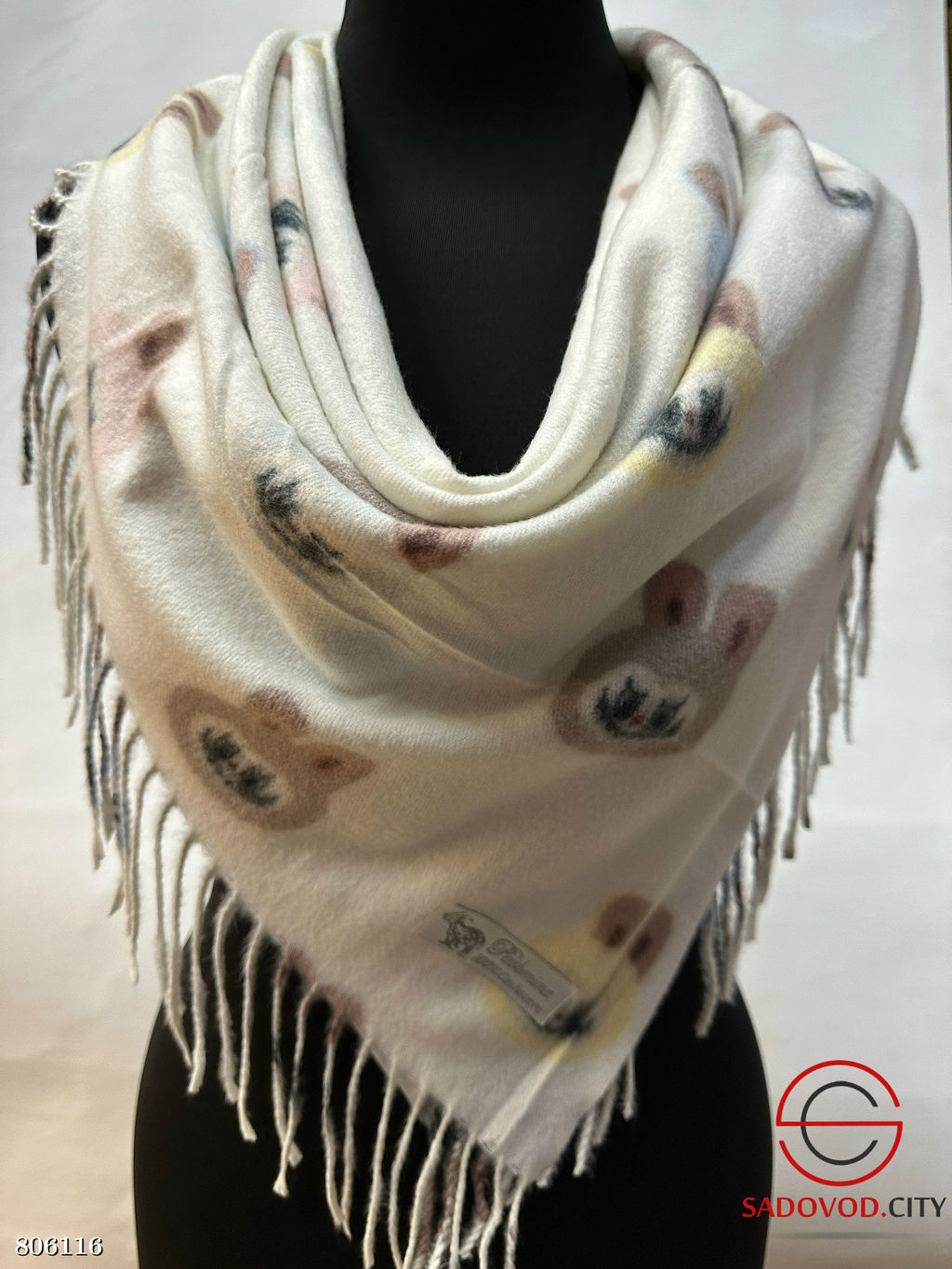 Тёплый шарф из 100% кашемира - Bruno фото 13