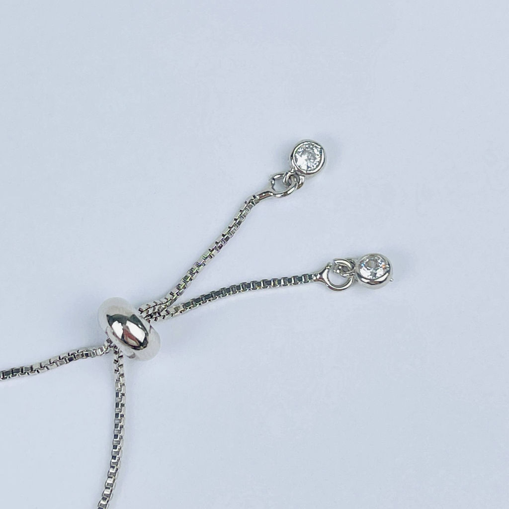 Браслет регулируемый с камнем Жемчуг - Радуга самоцветов фото 3