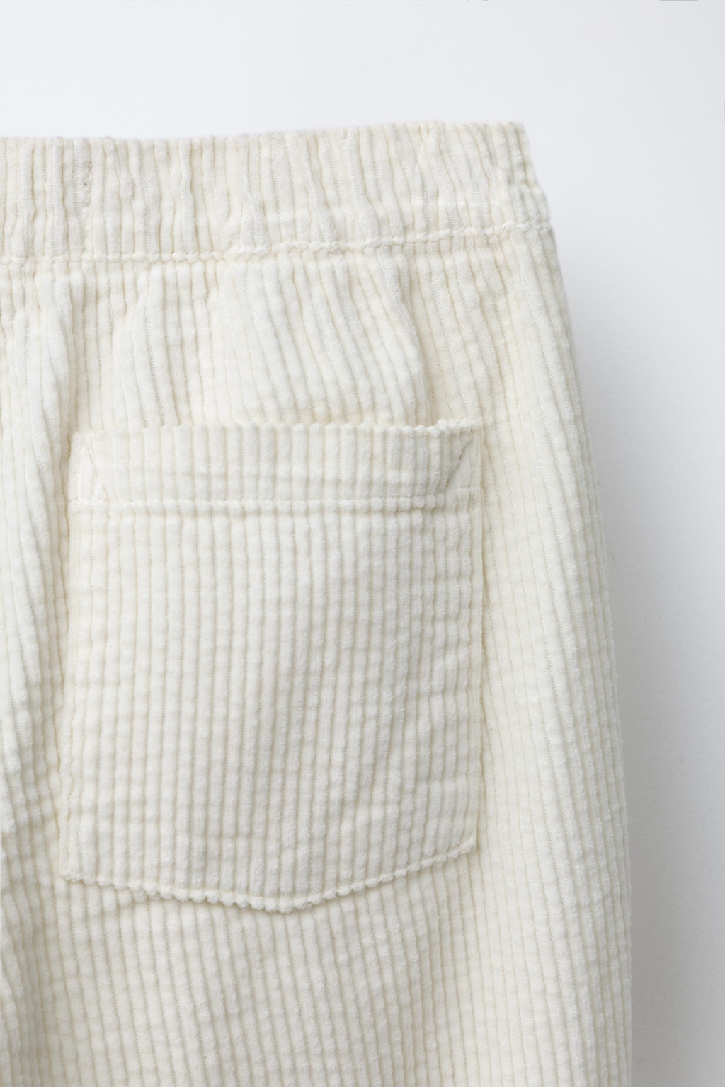 WIDE-WALE CORDUROY TROUSERS - Zara фото 4
