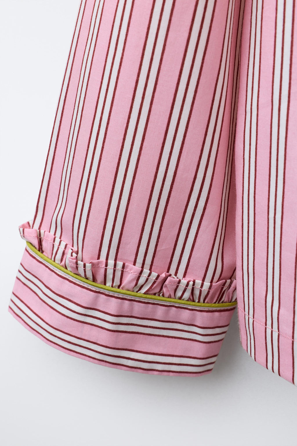 6-14 YEARS/STRIPED SHIRT AND TROUSER PYJAMAS WITH BOWS - Zara фото 7