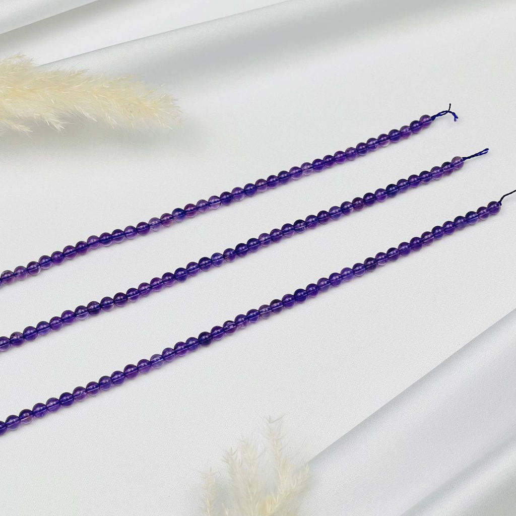 Бусины для украшений из Аметиста (84 бусины)