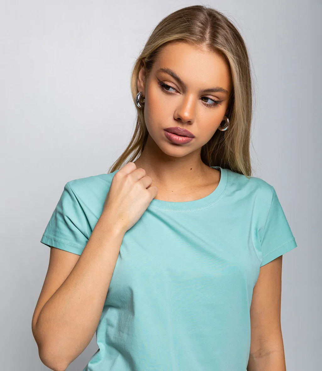 Футболка #КТ904 (1), ментоловый - Dommod фото 5
