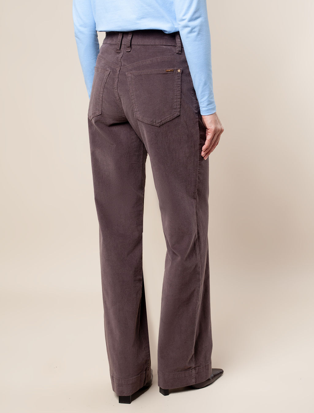 VILATTE / Джинсы-трубы из эластичного вельвета  фото 4