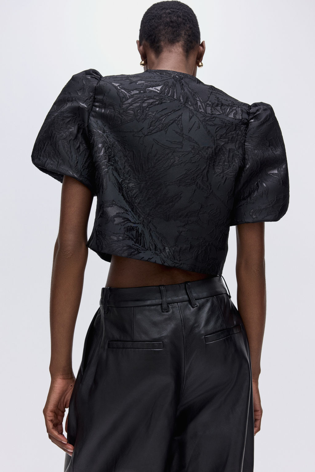 Blusa con manga puffy - H&m фото 4