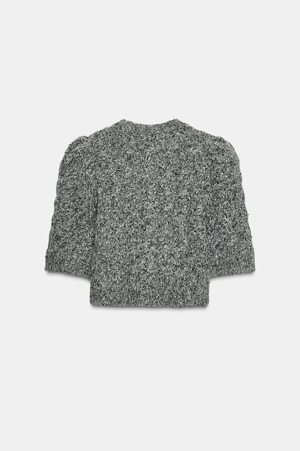 CARDIGAN WITH PUFF SLEEVES