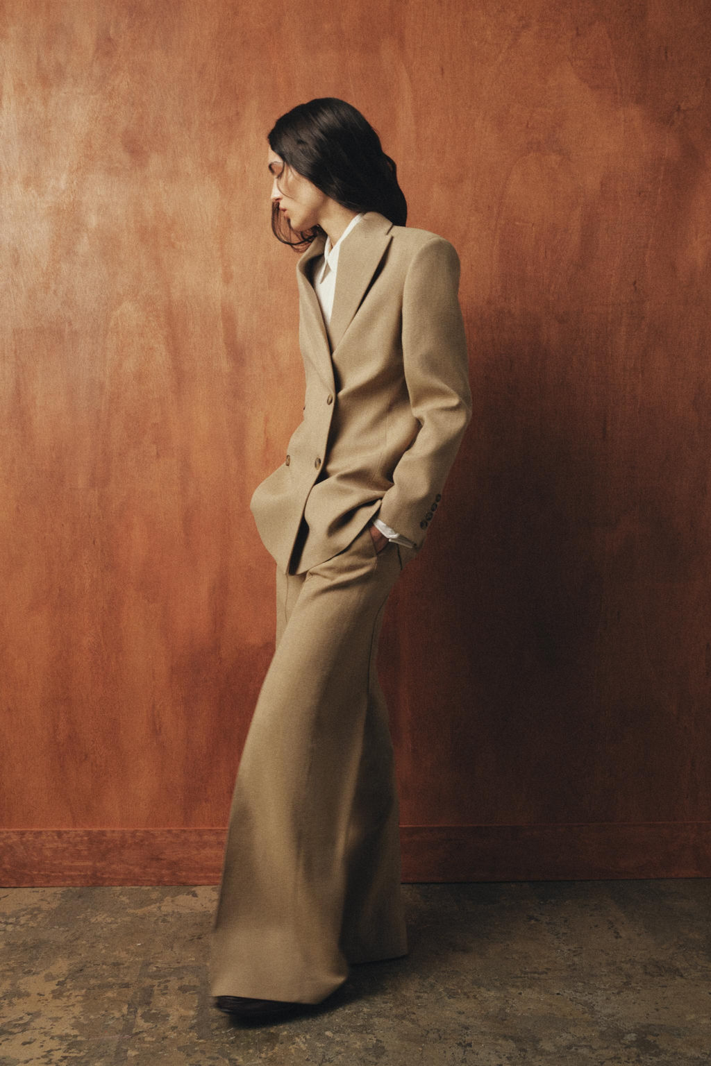TROUSERS WITH WOOL SEAM DETAIL ZW COLLECTION - Zara фото 9