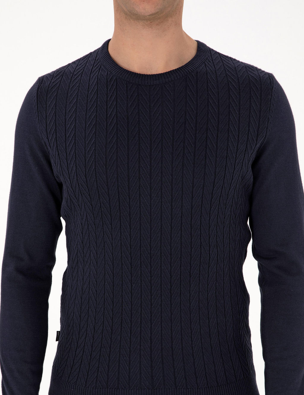 Laciver Slim Fit Bisiklet Yaka Triko Kazak - Pierre cardin фото 6