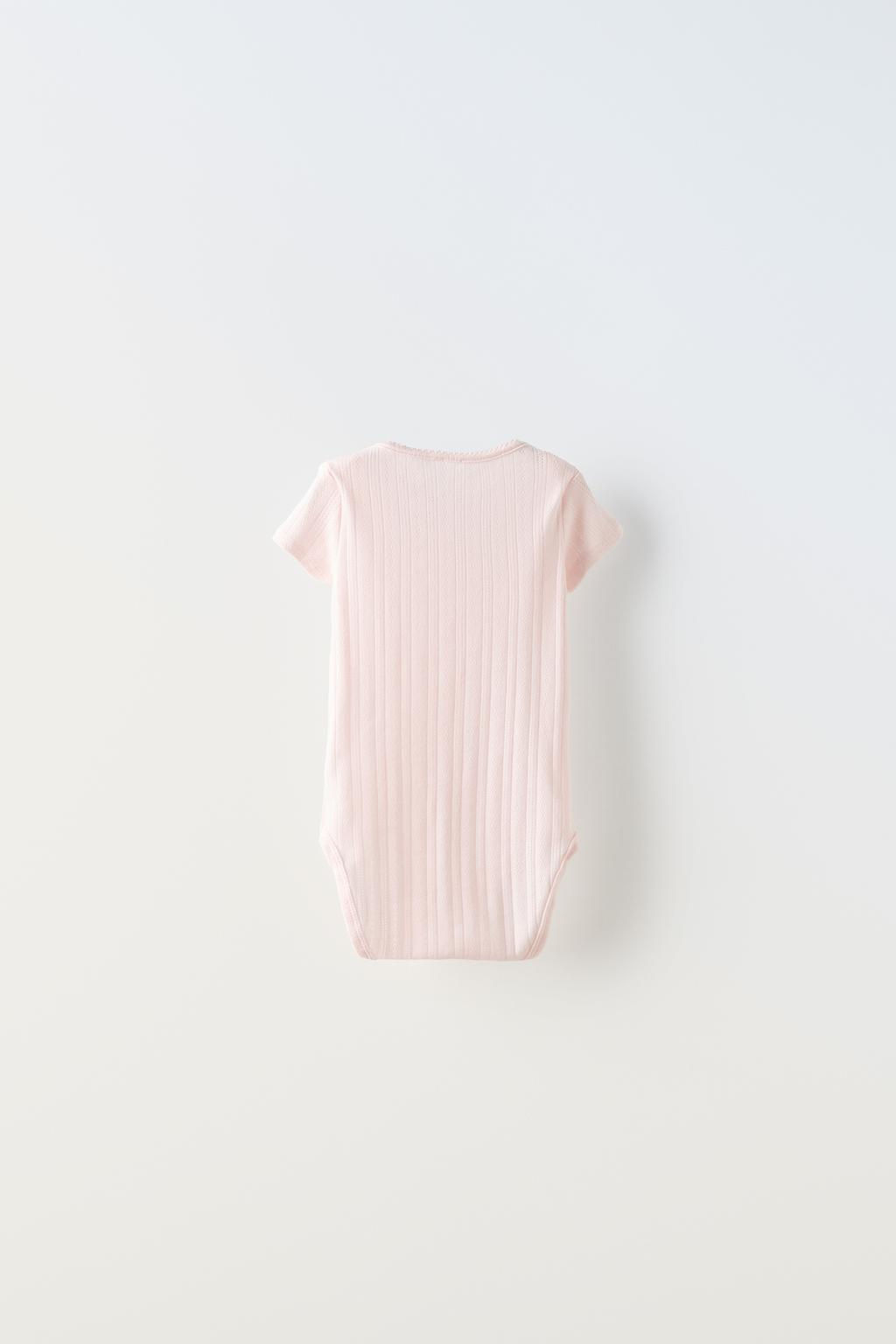 PACK OF FIVE BODYSUITS WITH BOWS - Zara фото 3