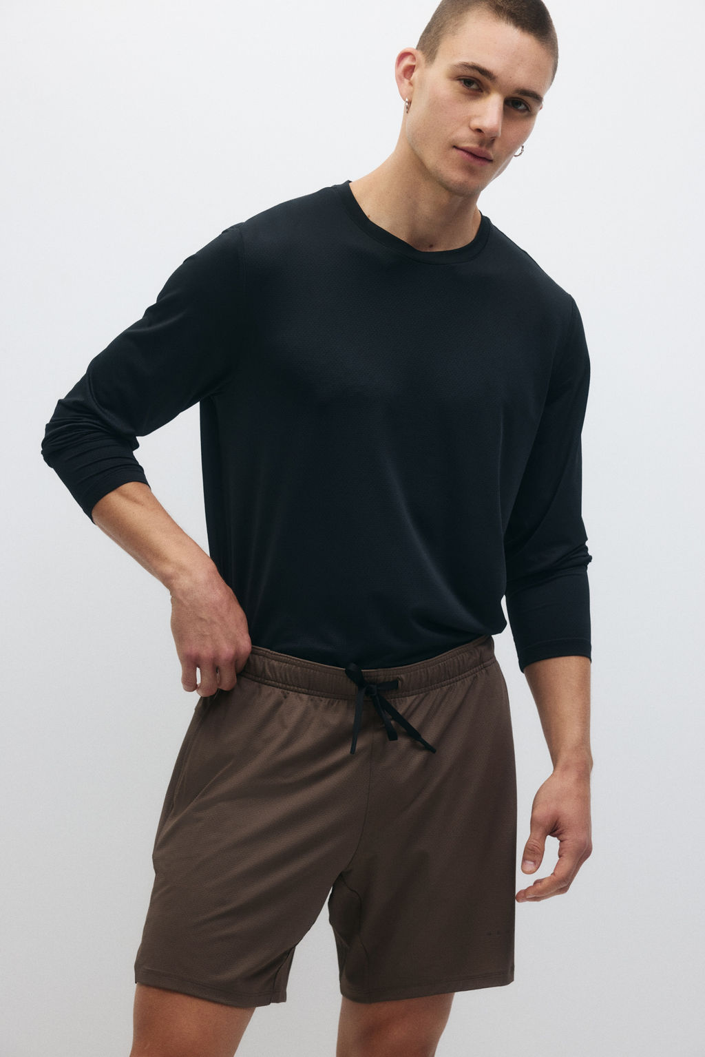 Pantal?n corto de deporte con DryMove - H&m фото 14