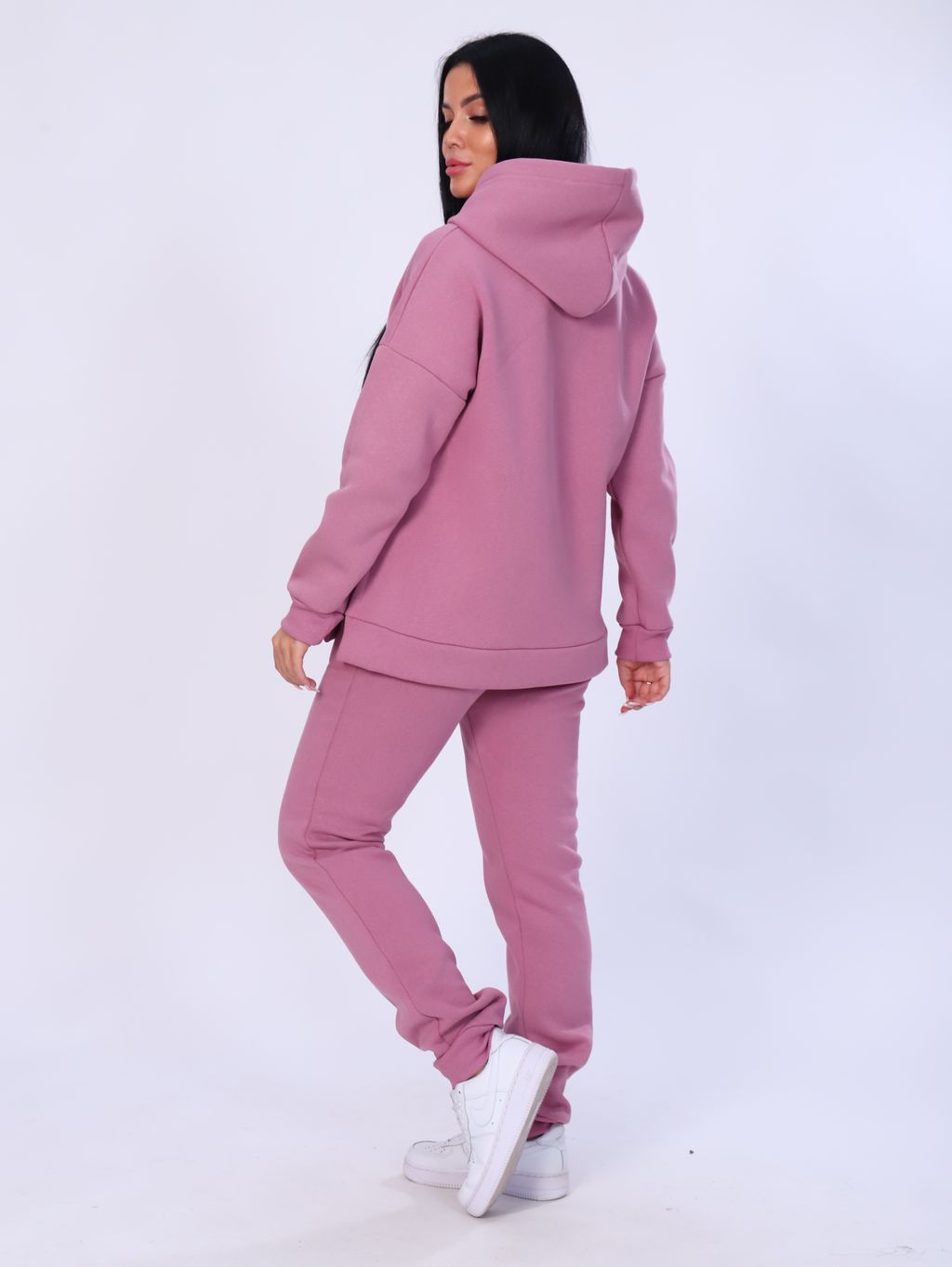М339 Костюм Виктория с капюшоном (розовый) - Иванушка-трикотаж фото 12