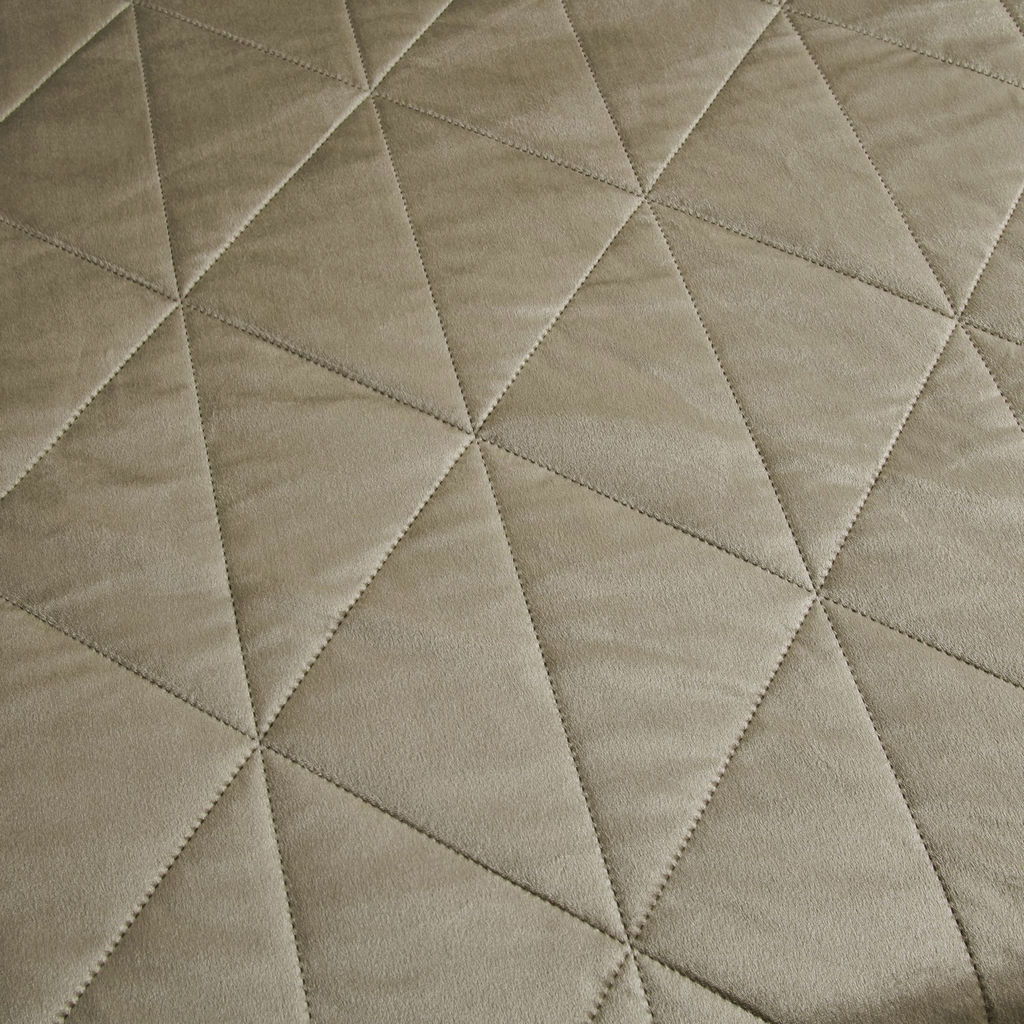 Велюровое покрывало в клетку и две наволочки OVL031 160*220/50-70 1 шт - Ситрейд фото 4