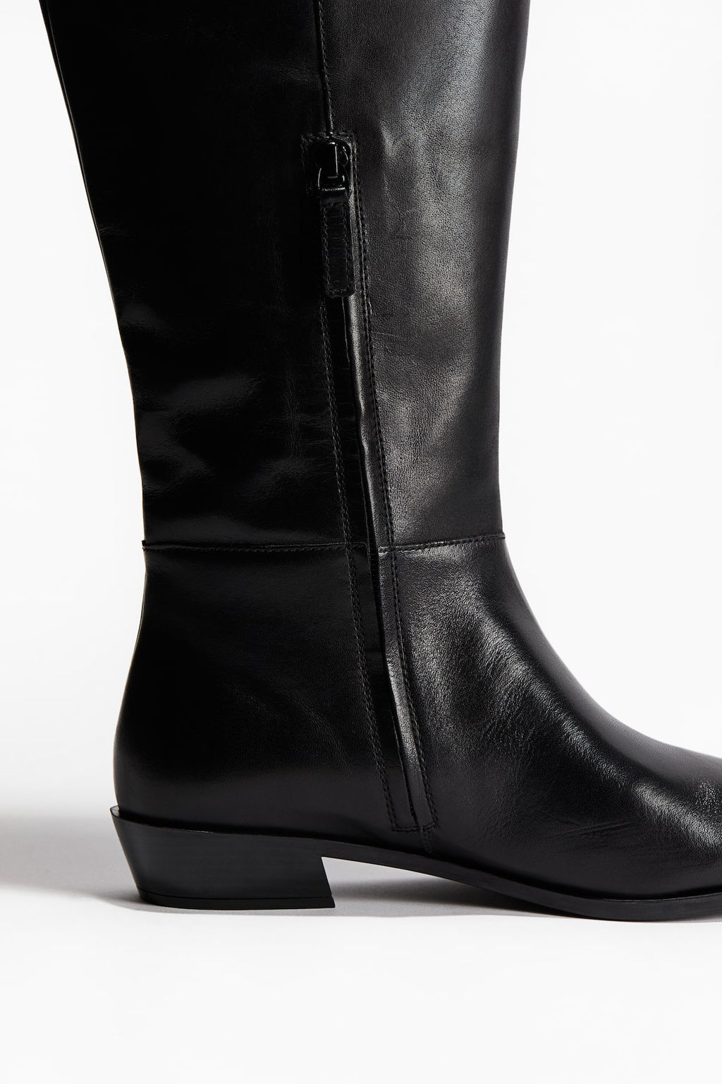 Botas de piel over-the-knee - H&m фото 4