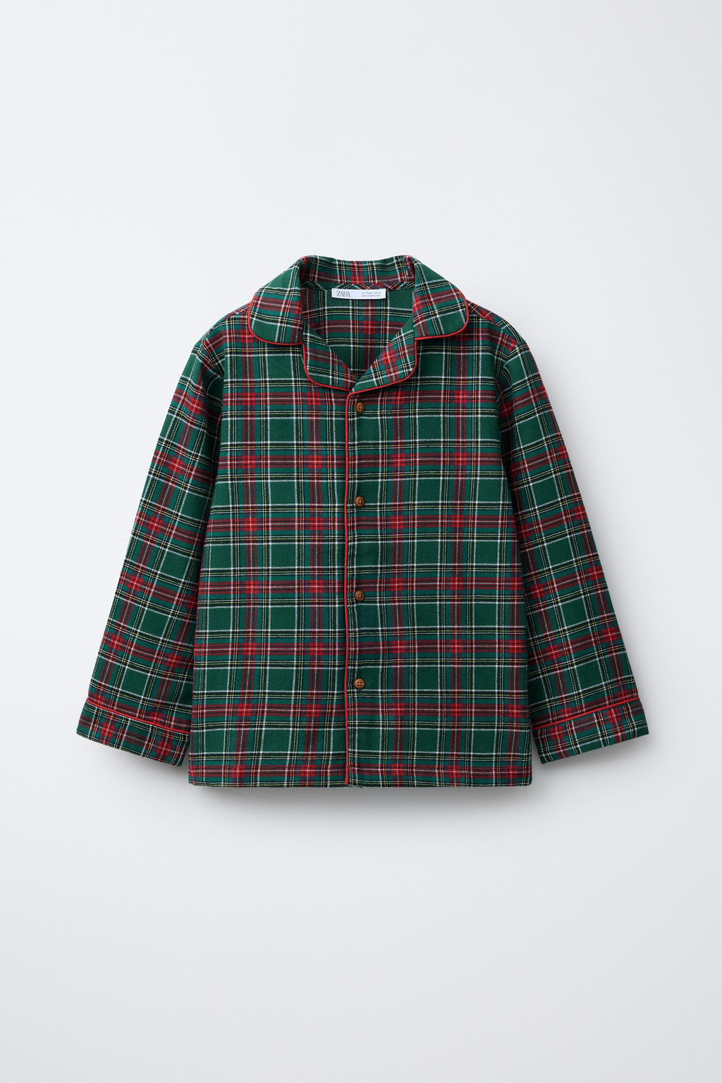 AGES 6-14 / CHECK FLANNEL PYJAMAS - Zara фото 2