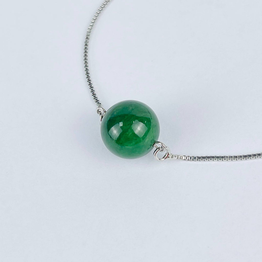 Браслет регулируемый с Нефритом - Радуга самоцветов фото 3