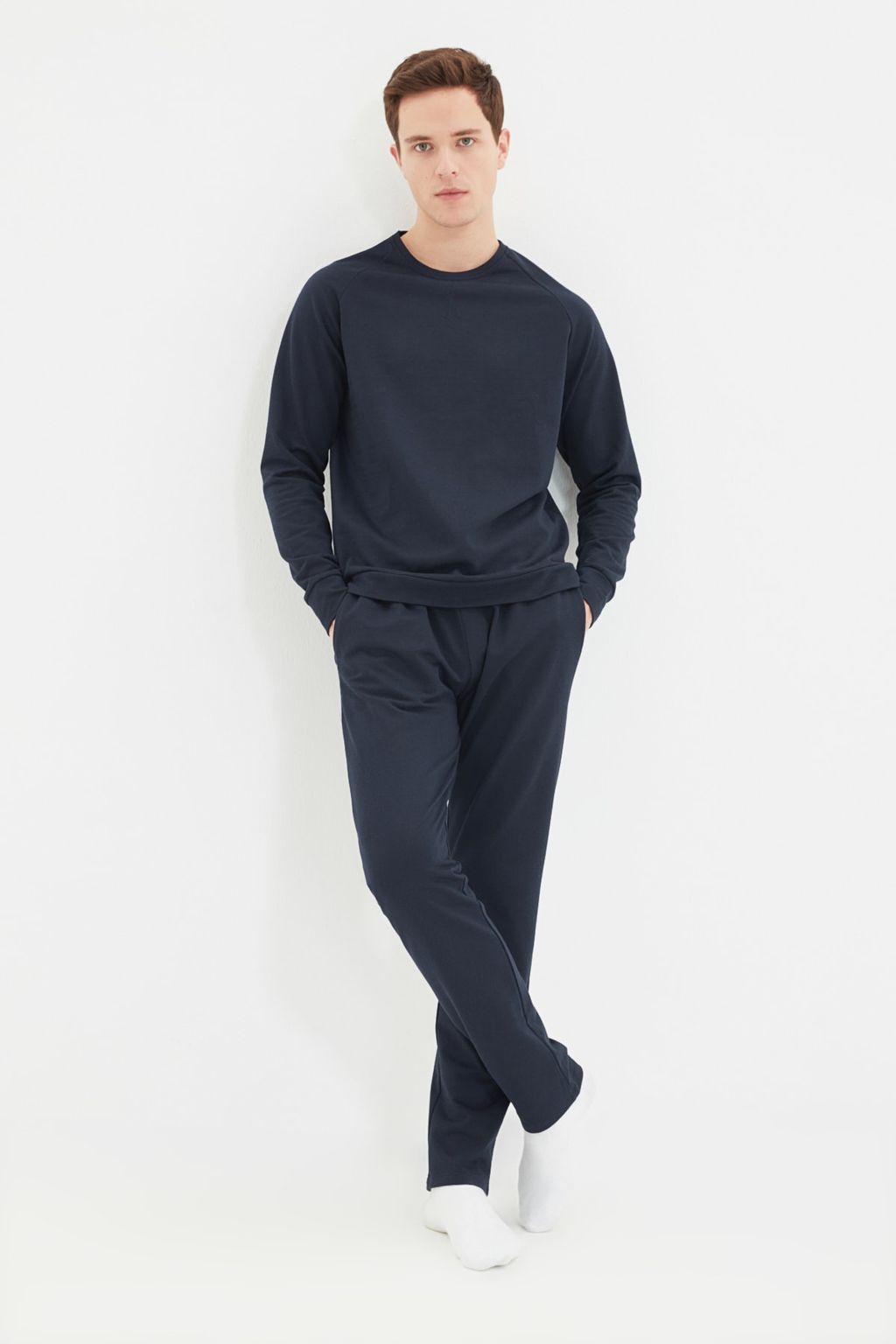 TRENDYOL MAN Lacivert Regular Fit Pijama Tak?m? TMNAW22PT0510 - Trendyolmilla фото 19
