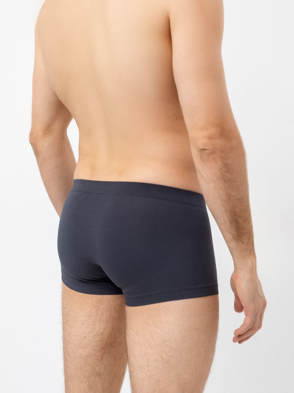 Цена за 2 штуки! Мужские трусы-боксеры в графитовом цвете - Mark formelle фото 2