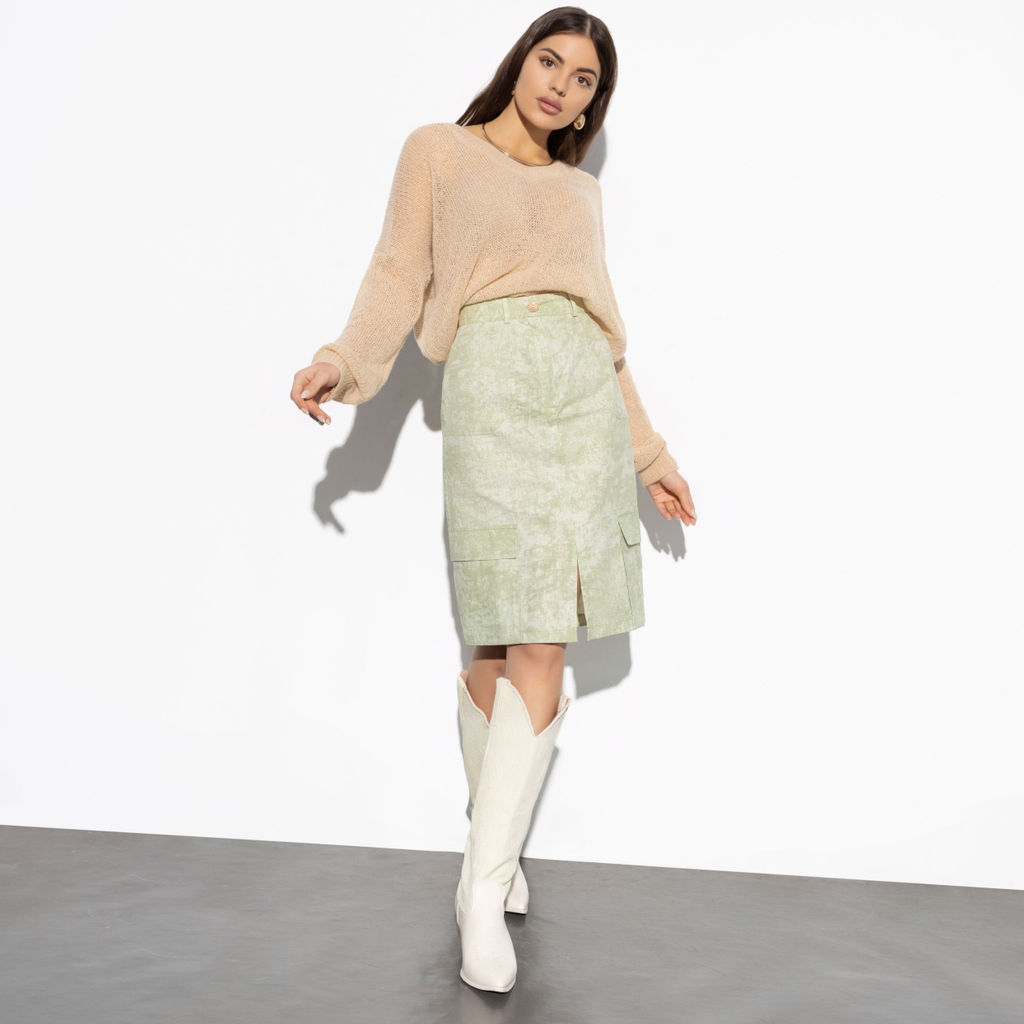 Юбка в стиле хаки, Модный знак - Charutti фото 2