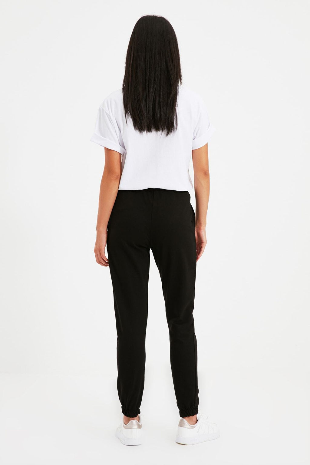 Siyah Basic Jogger Ince Orme Esofman Alt? Pantolon TWOAW21EA0194