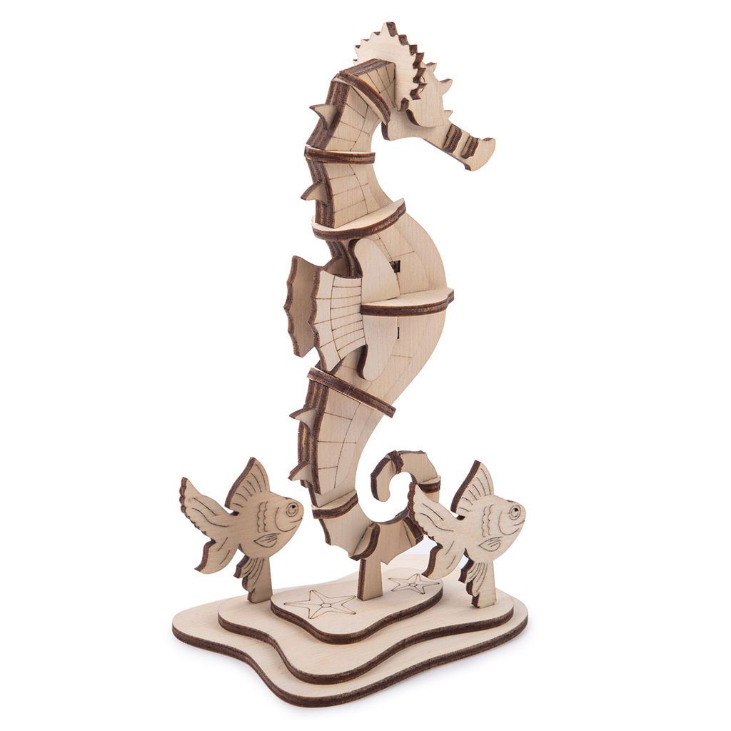 REZARK NIZ-18 Серия Живая природа Пазл 3D 26 элемент. Морской конек