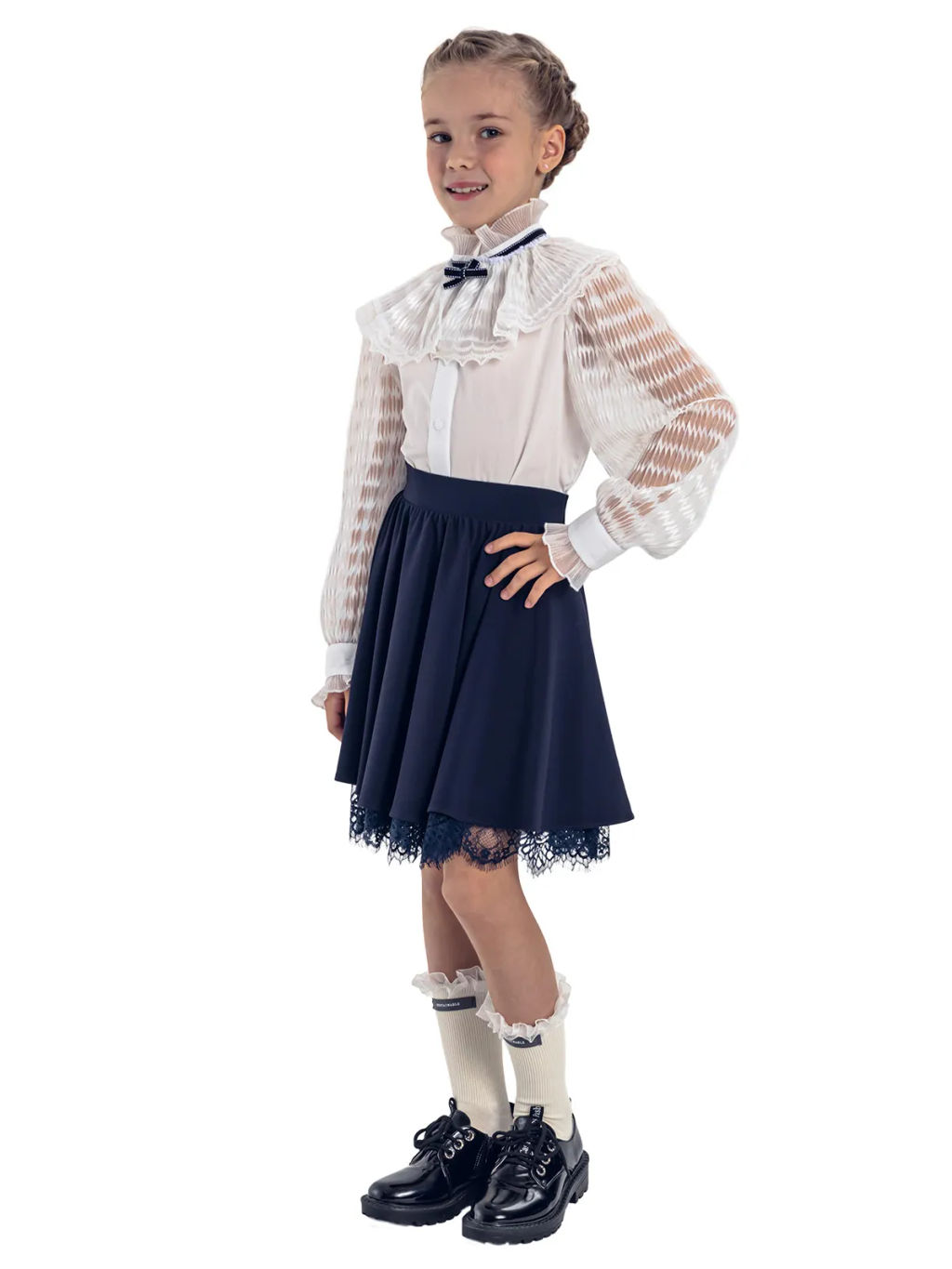 Блузка дев. О76551 - Карамелли фото 3