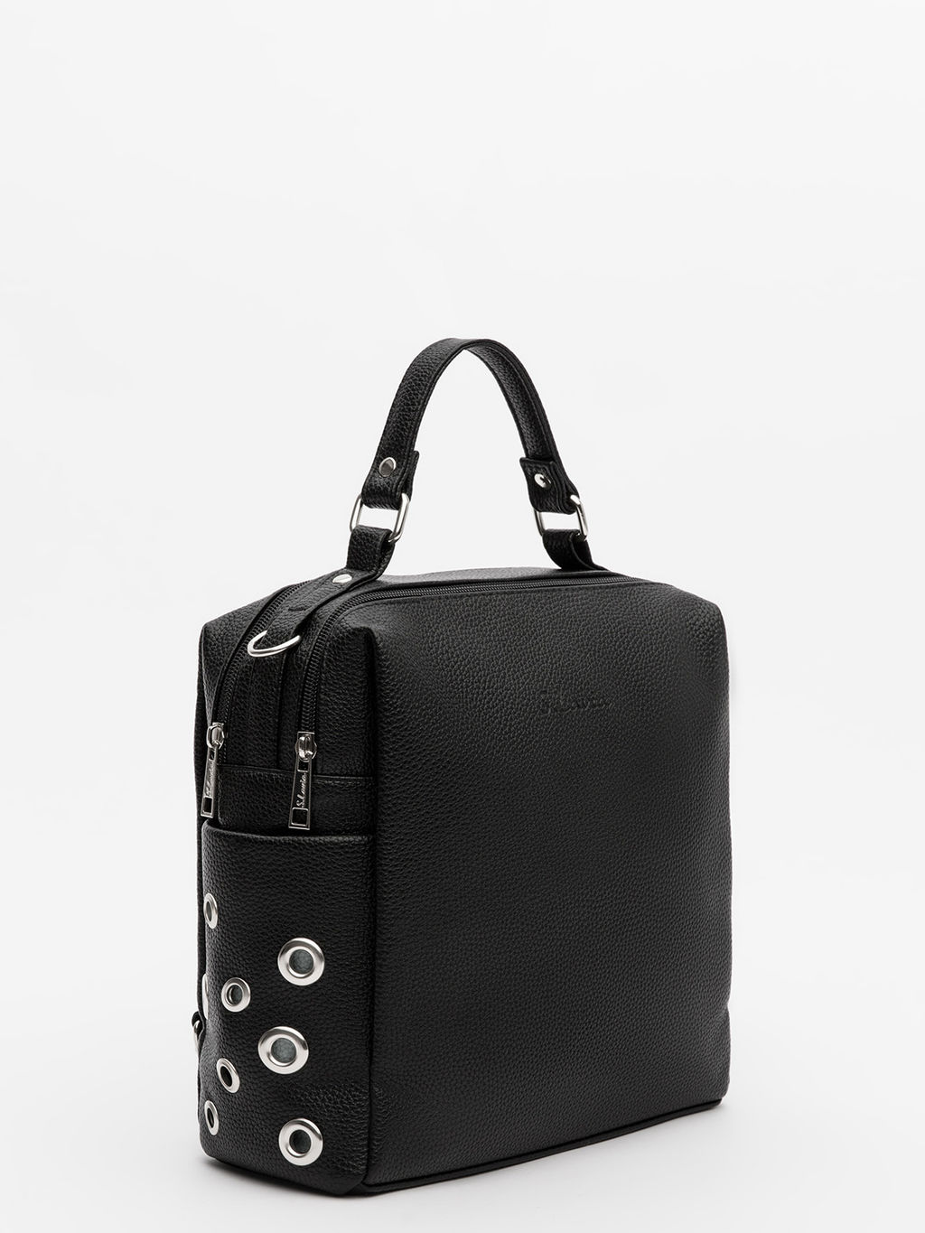 Чёрный рюкзак S.Lavia  фото 10