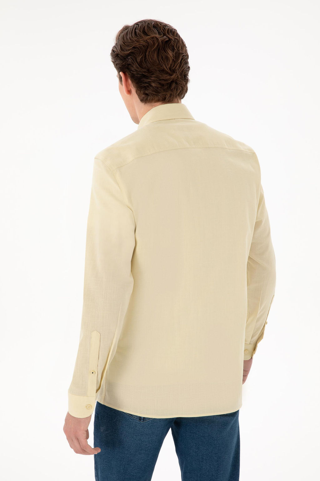 Erkek A__k Haki Uzun Kollu Basic G_mlek Sepette S_rpriz _ndirim - U.s. polo assn фото 5