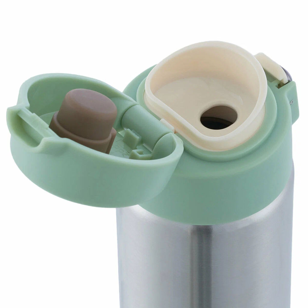 52680 GIPFEL Термокружка вакуумная ADEN 430мл с крышкой на замке, нерж.сталь, пластик. Цвет: зеленый - Werner фото 3