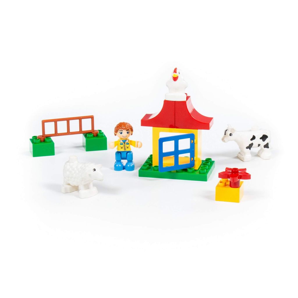 Конструктор Макси - Мини-Ферма (15 элементов) (в коробке) - Полесье фото 3