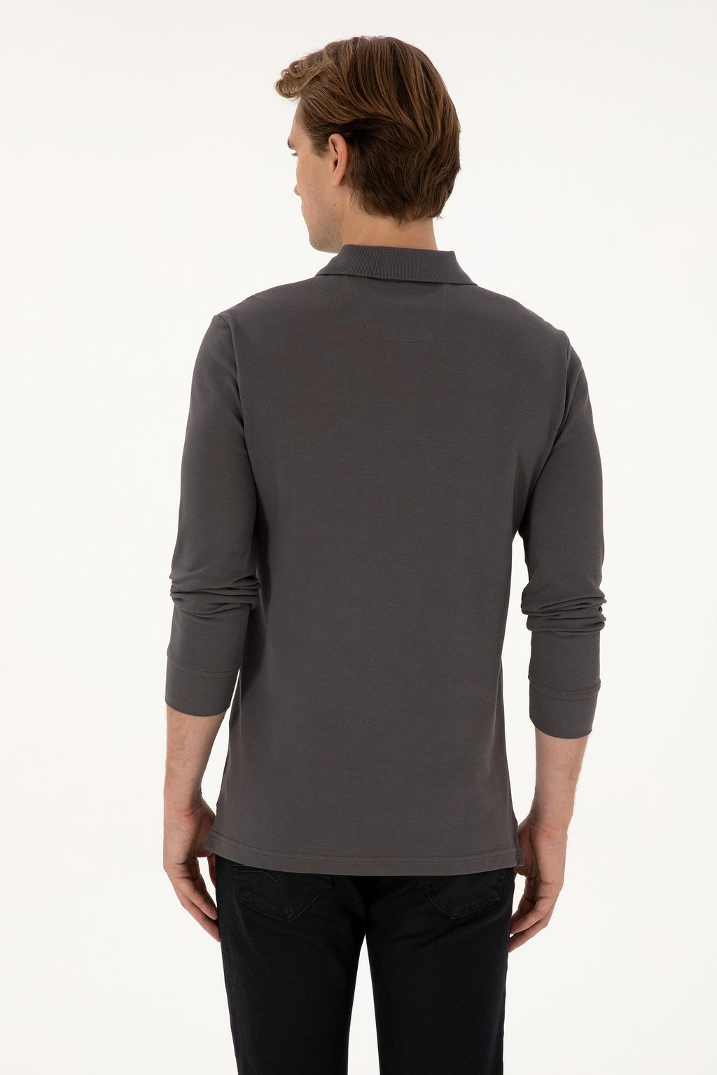 Erkek Gri Basic Sweatshirt Sepette S_rpriz _ndirim - U.s. polo assn фото 5