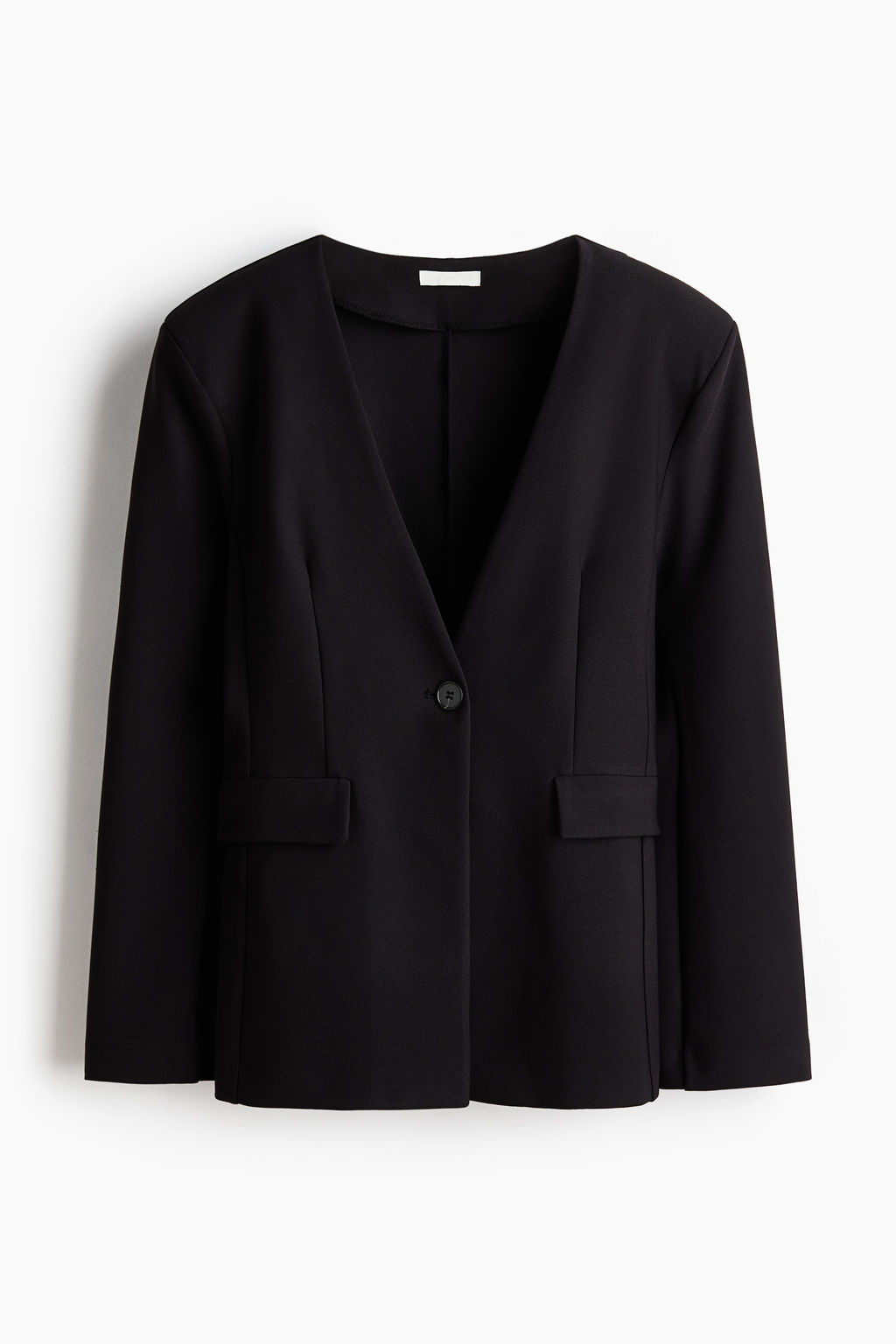 Blazer de punto sin cuello - H&m фото 2
