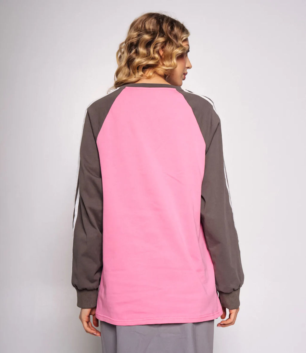 Лонгслив #КТ801 (13), розовый