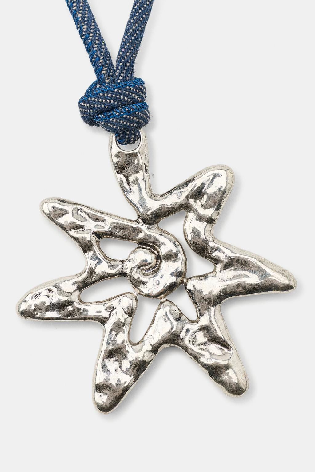 STAR CORD NECKLACE - Zara фото 3