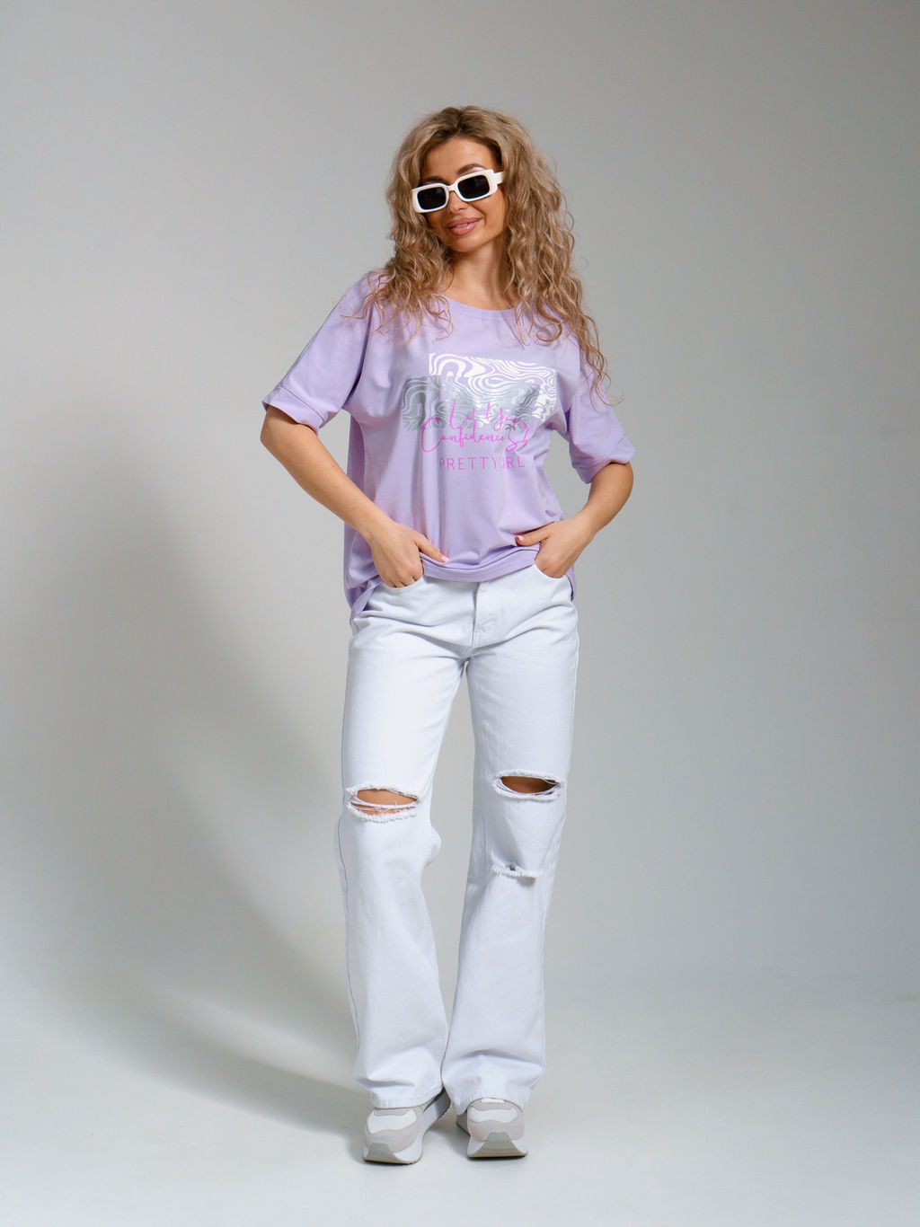 940/1 Футболка "Лиловый"