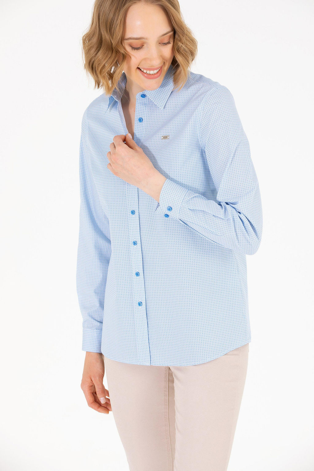 Женская рубашка Saks с длинным рукавом - U.s. polo assn фото 15