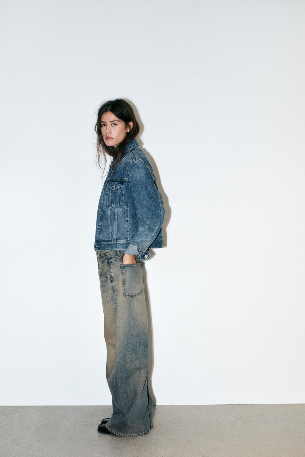 TRF LOW-RISE BAGGY JEANS - Zara фото 13