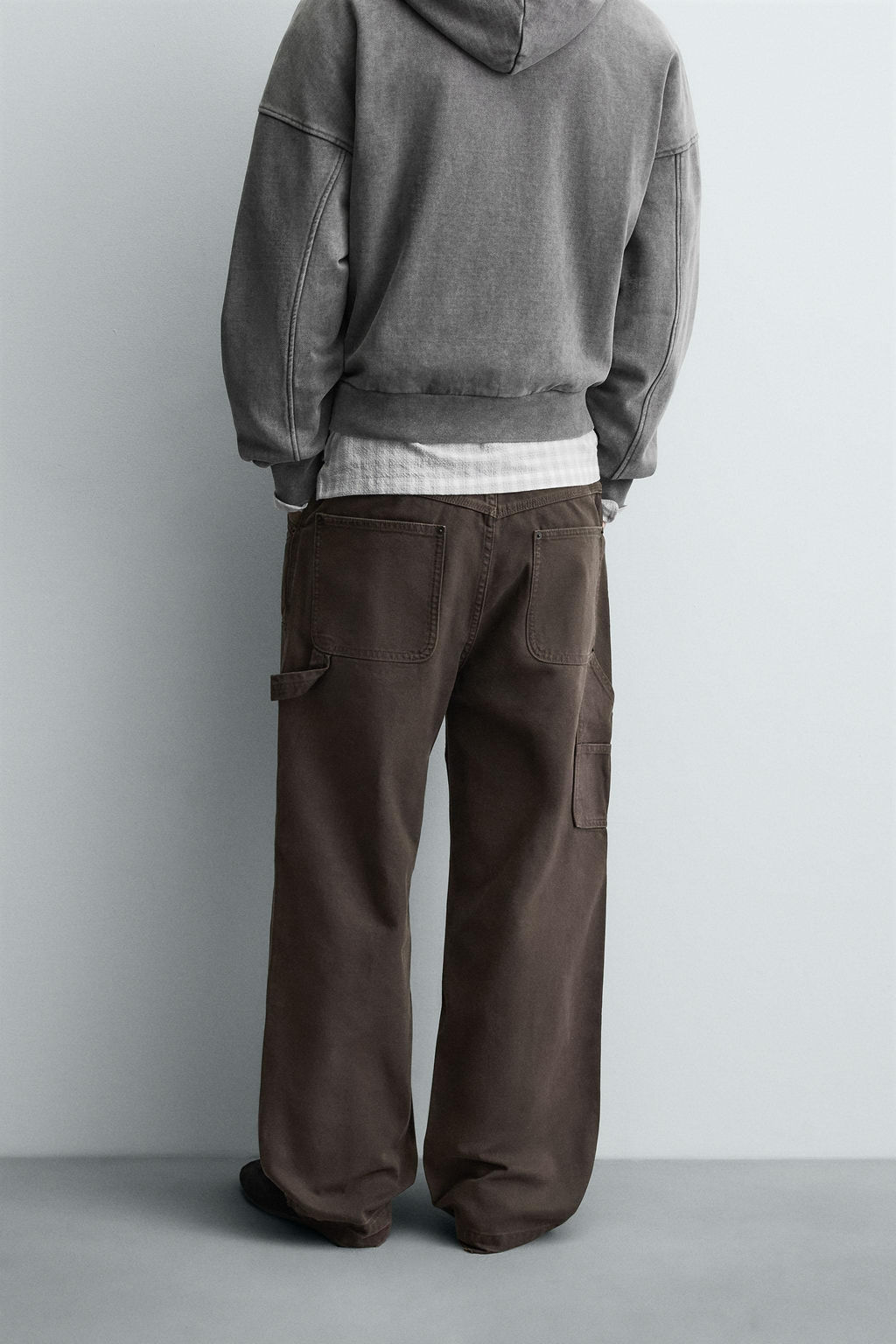 RELAXED FIT CARPENTER POCKET TROUSERS - Zara фото 3