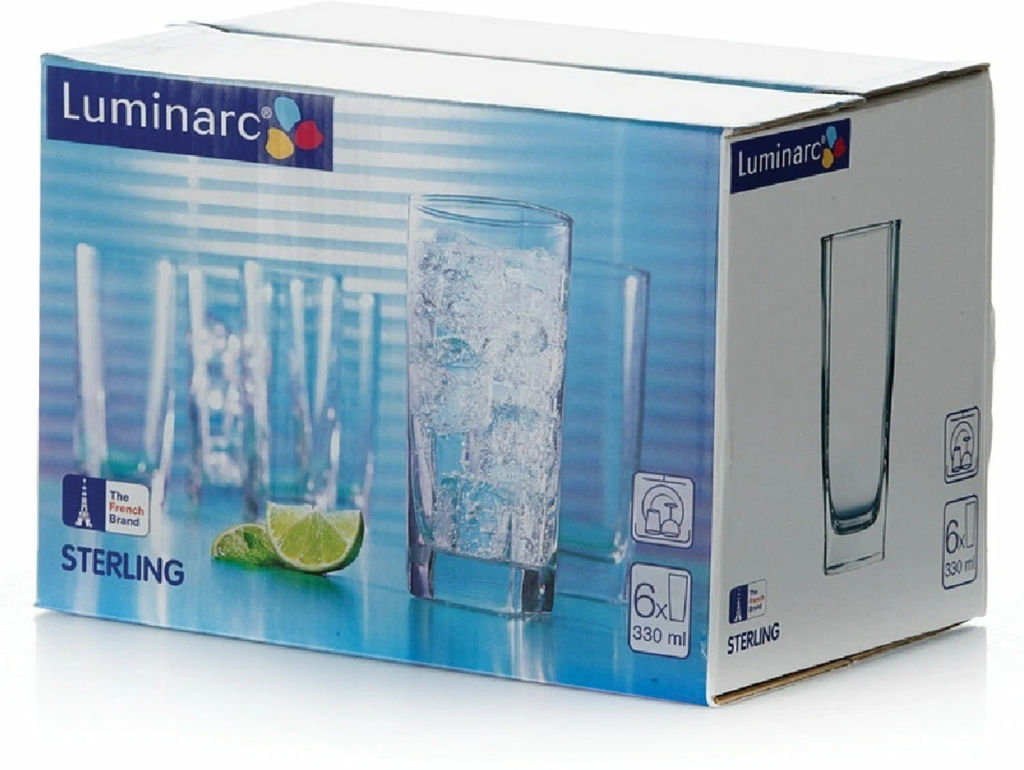 Набор стаканов СТЕРЛИНГ 6шт 330мл высокие арт.H7666 /Люминарк/ - Luminarc фото 4