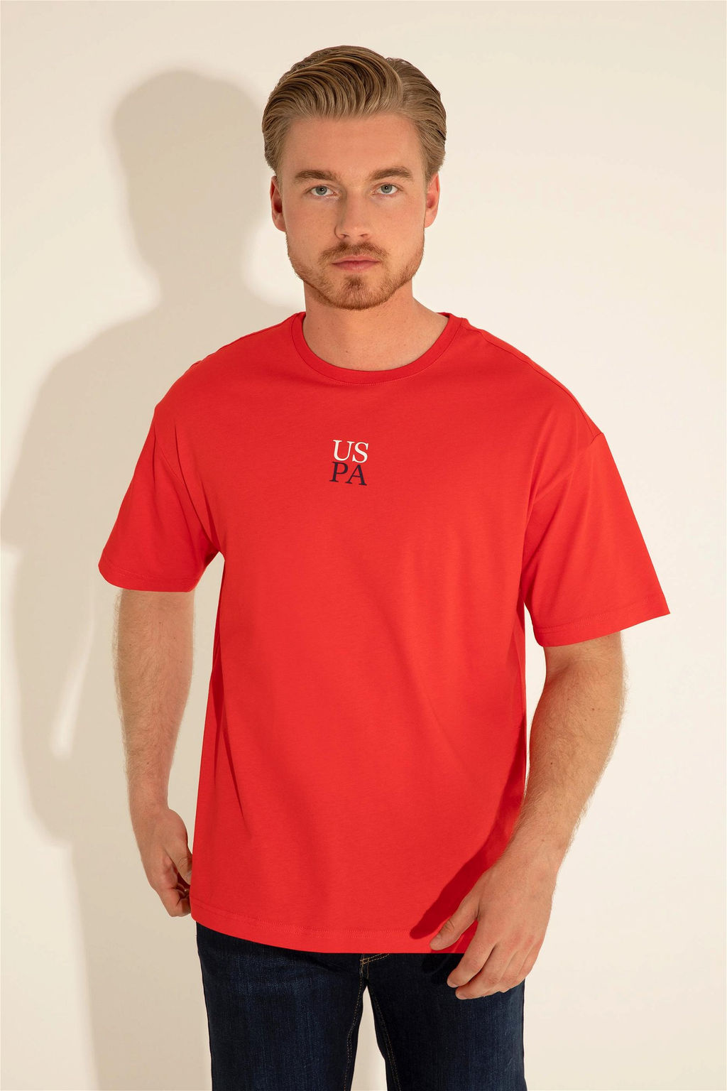 Мужская красная футболка - U.s. polo assn фото 11