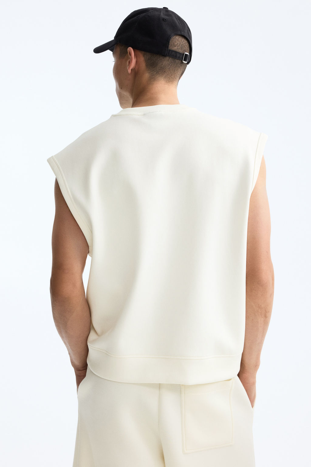 Camiseta sin mangas efecto neopreno Relaxed Fit - H&m фото 7