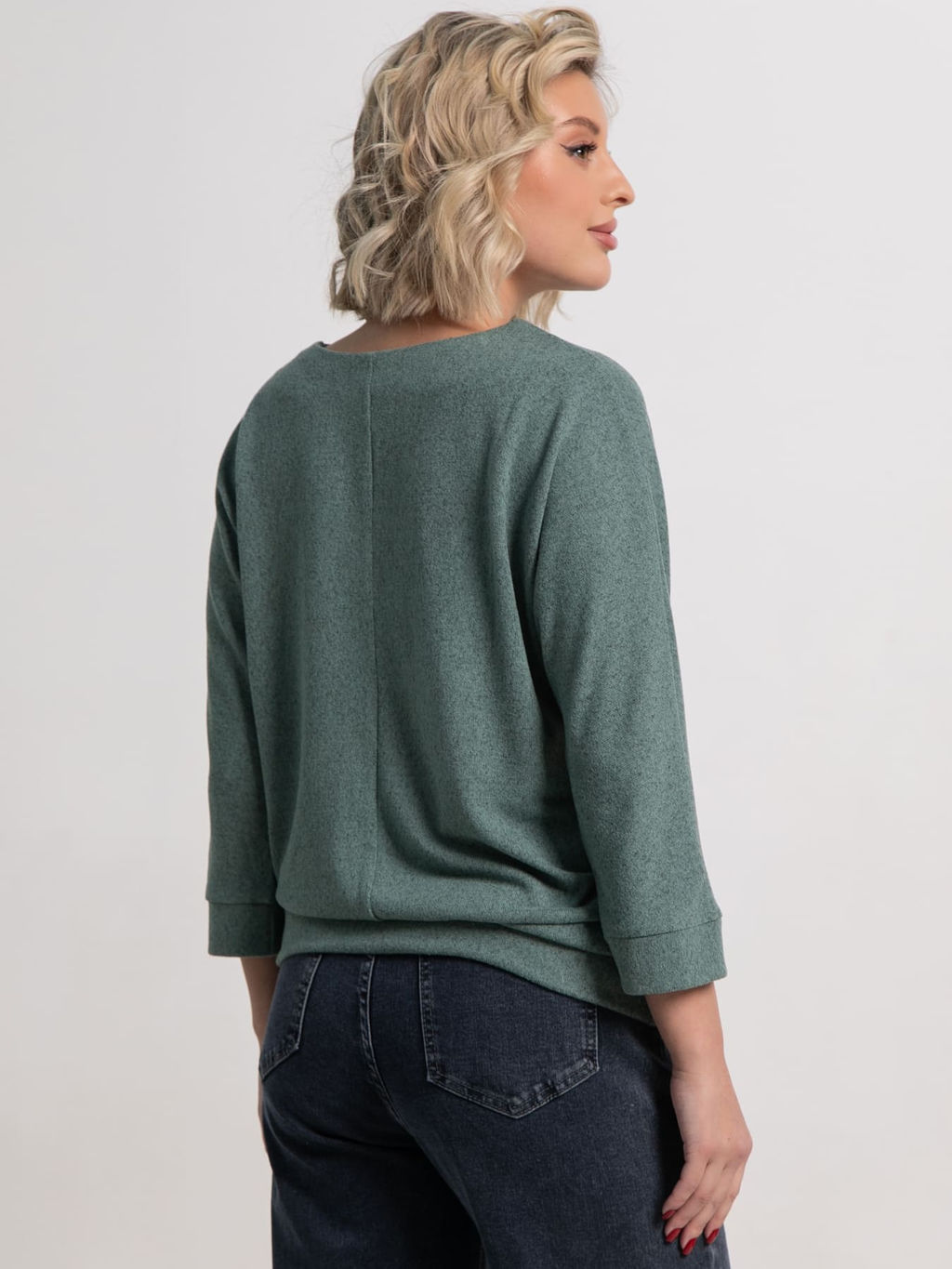 Джемпер трикотажный Претти (зеленый) Б15259-50М - Lt collection фото 3