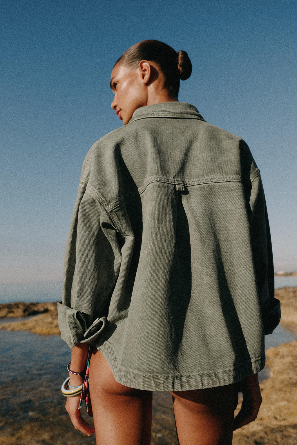CAZADORA Z1975 DENIM / Khaki - Zara фото 7