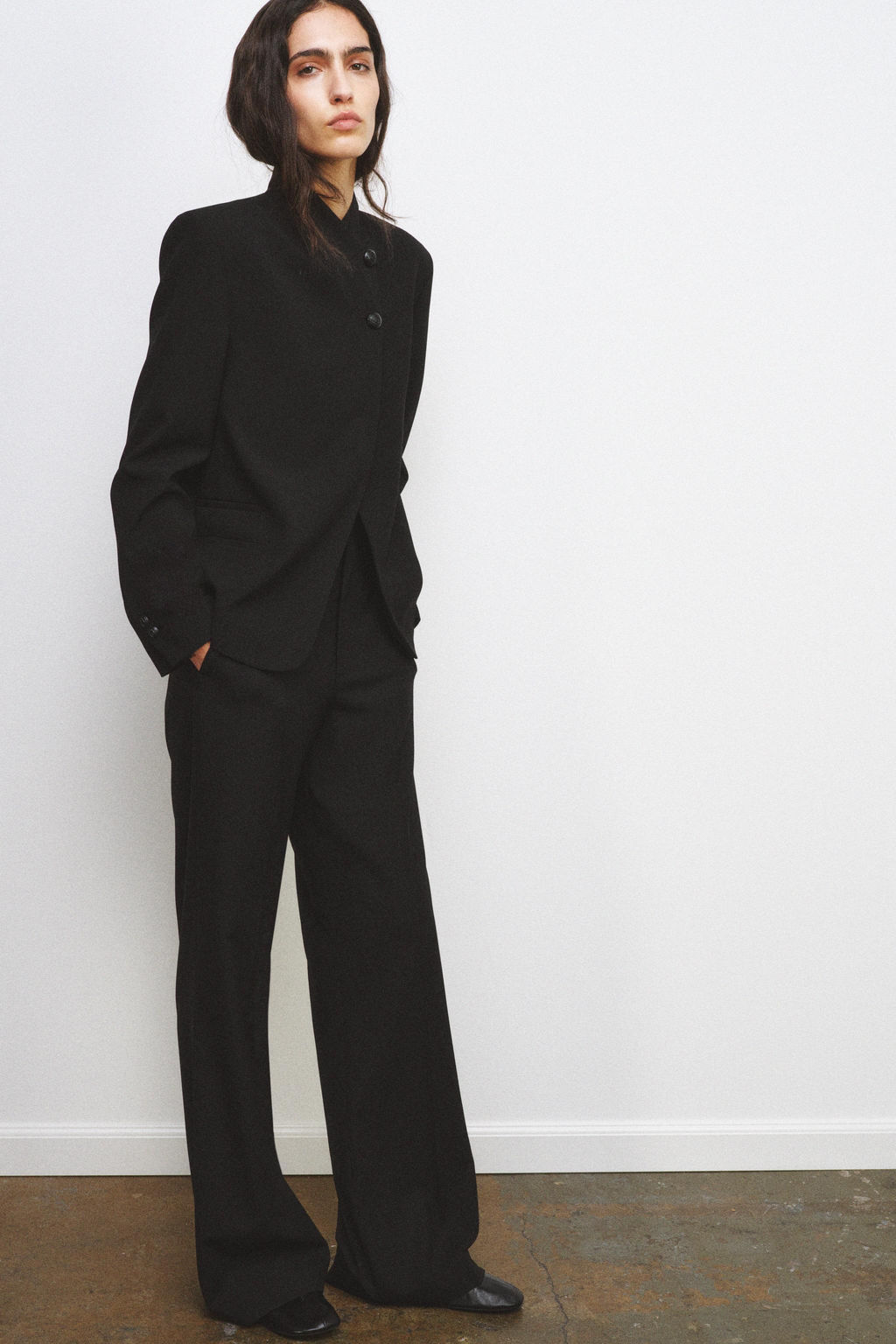 ZW COLLECTION HIGH-WAIST WIDE-LEG TROUSERS - Zara фото 6