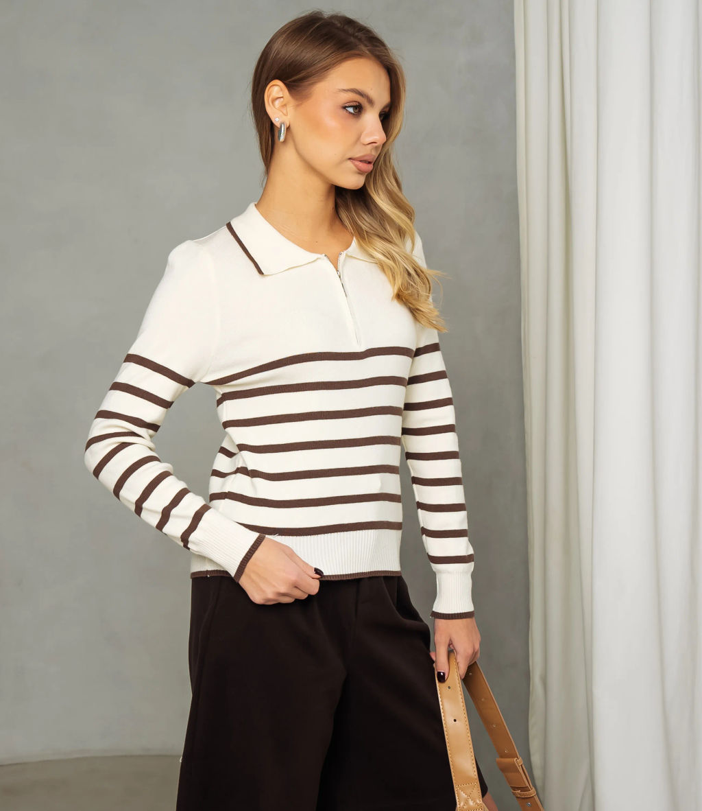 Джемпер #КТ7320 (2), тёмно-коричневый