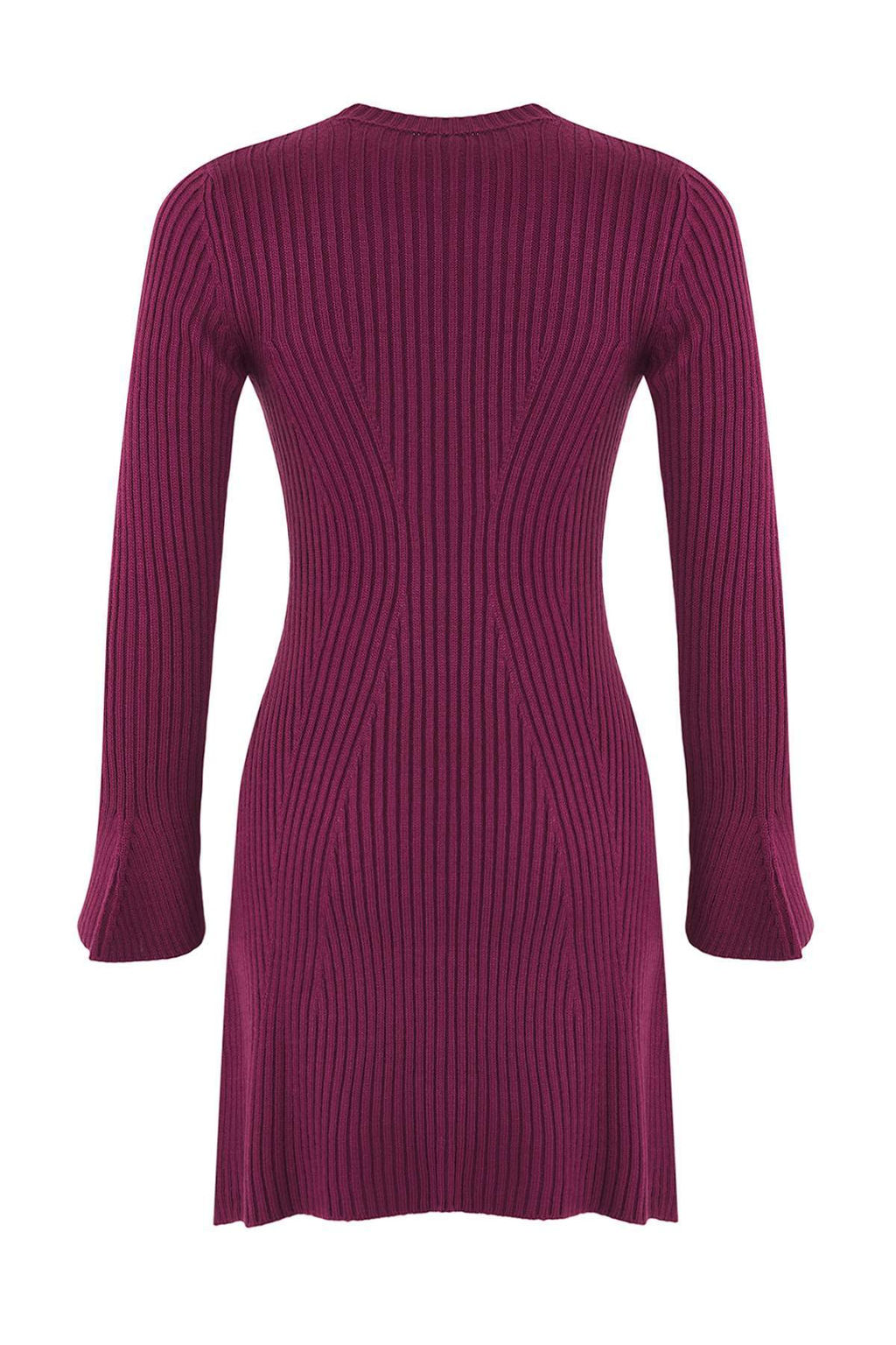 TRENDYOLMILLA Antrasit Mini Triko A-Line Formda Elbise TWOAW25EL00030 фото 35