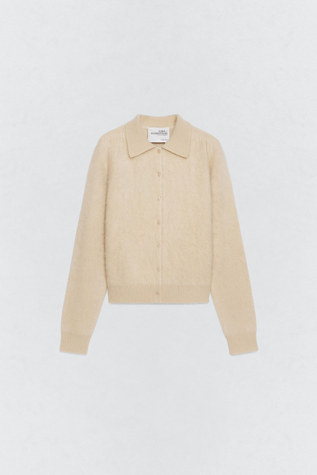 SOSHIOTSUKI X ZARA WOOL POLO COLLAR JACKET  фото 3