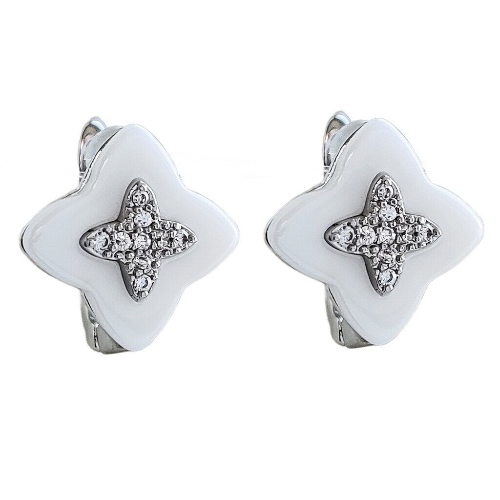 Серьги с керамикой