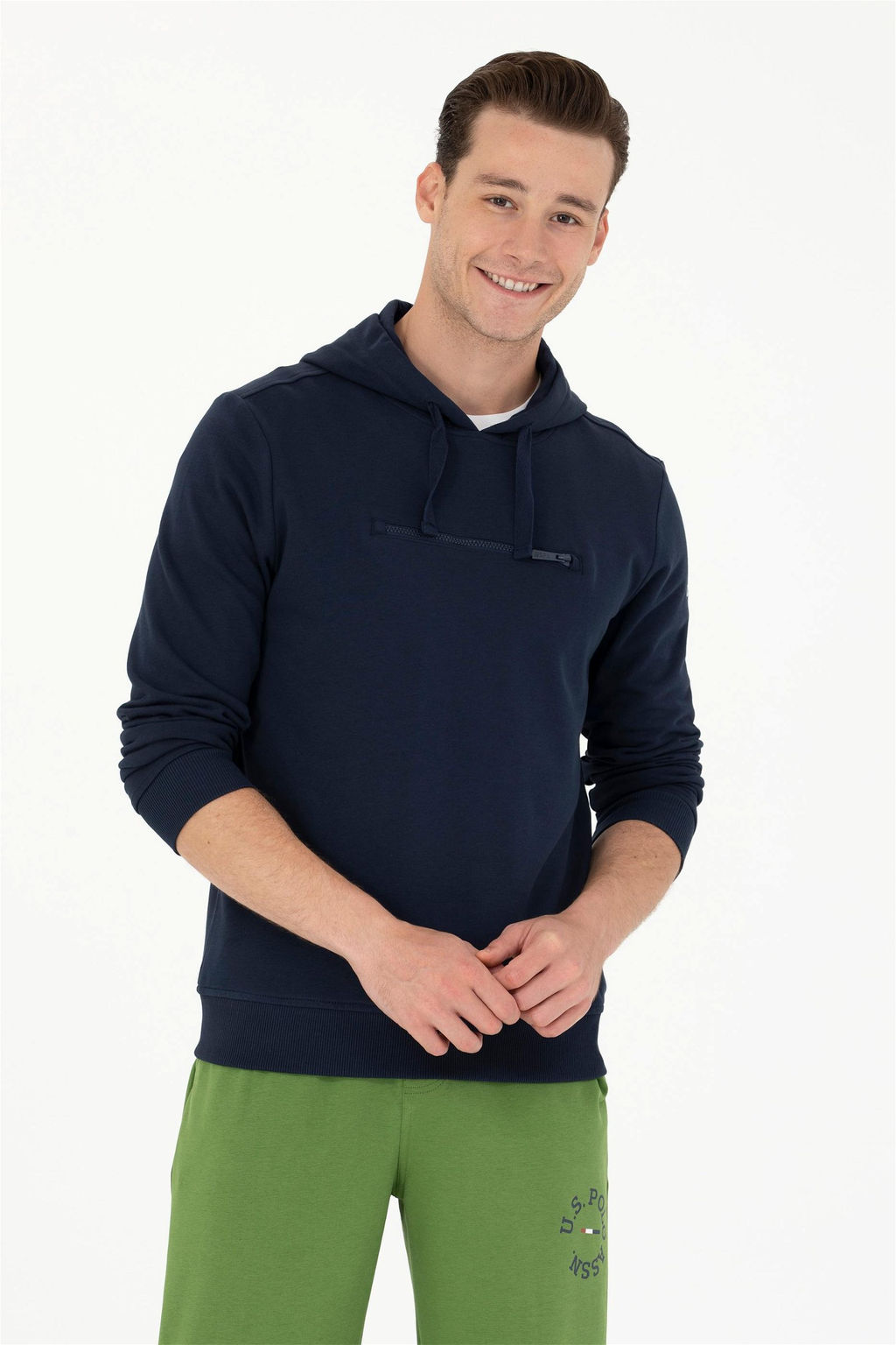 U. S. Polo Assn Мужской темно-синий свитшот